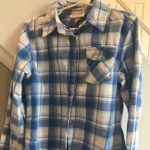 Girls 7/8 long sleeve button up